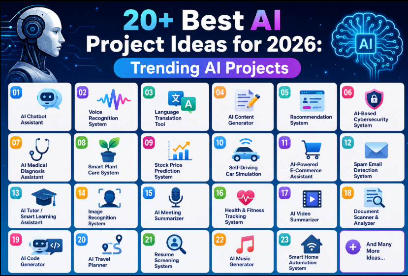 20+ Best AI Project Ideas for 2026: Trending AI Projects