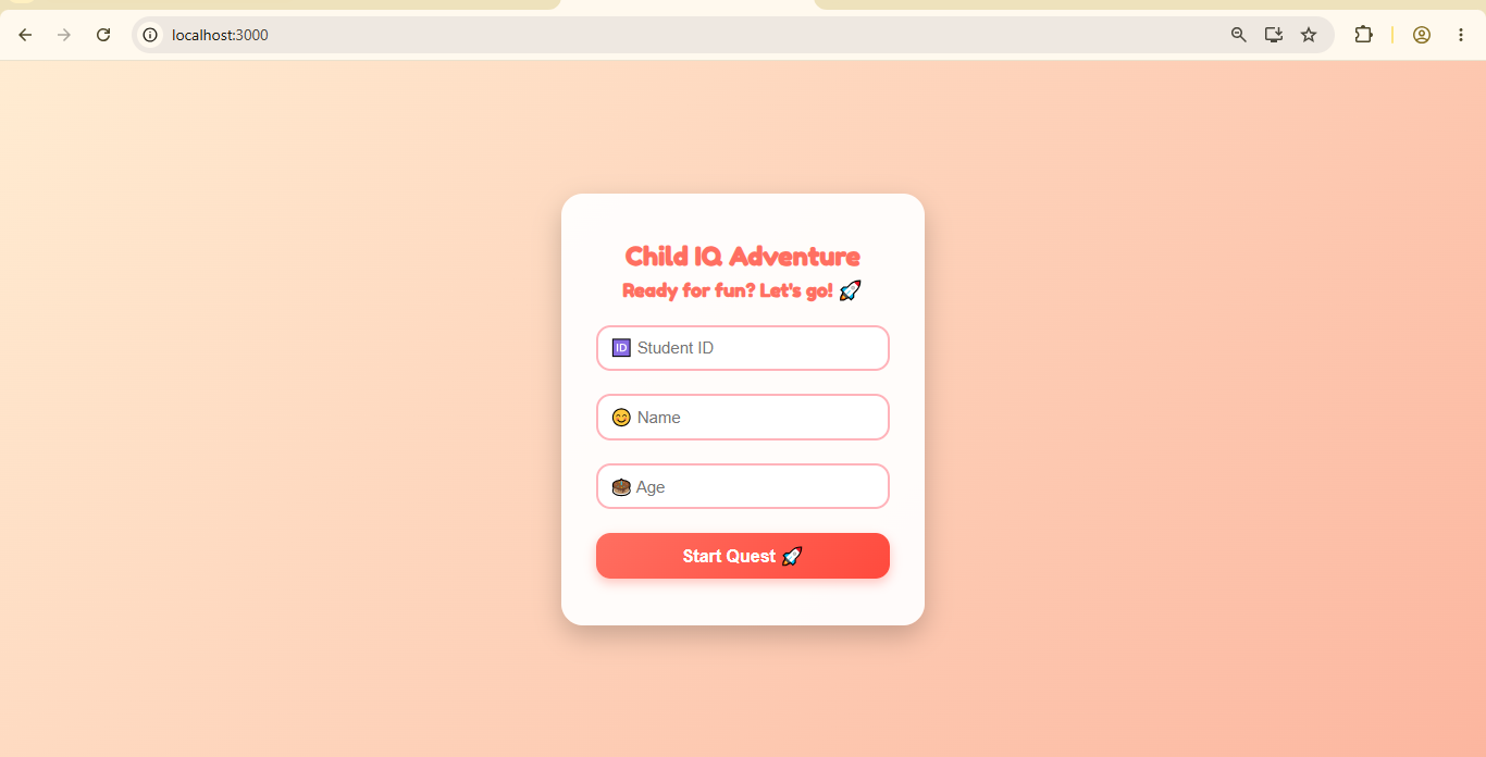 Child IQ: Intelligent Assessment and Cognitive Growth Analyzer using Artificial Intelligence